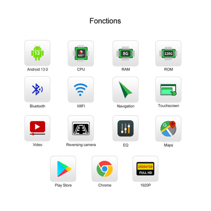 10,25" Android 13 8G + 128G Qualcomm Octa-core MultiMedia pour BMW X5 E70 X6 E71 2007-2014 Autoradio Bluetooth Lecteur vidéo de navigation intelligent