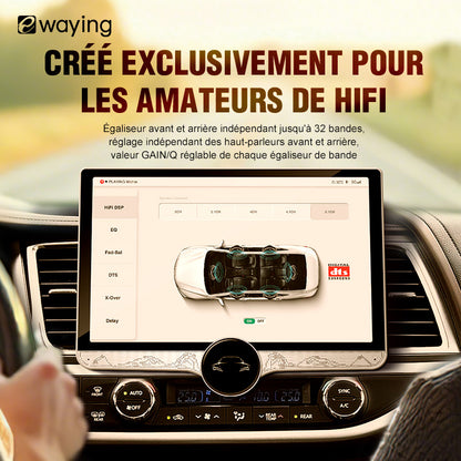 11.5" Android 13 8G + 128GB Navigation intelligente de voiture universel pour Toyota VW Porsche Kia Benz Honda Audi Ford