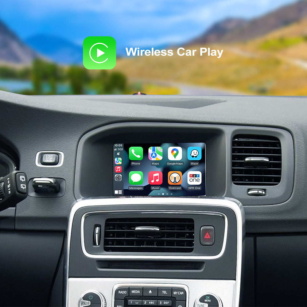 Module d'interface de mise à niveau sans fil CarPlay Android Auto MMI Prime pour Volvo V60/S60/XC60/V40 2015-2019 Airplay