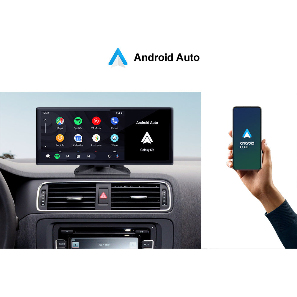 Écran Portable universel de 8.9 pouces pour Carplay sans fil Android Auto lecteur d'autoradio écran tactile