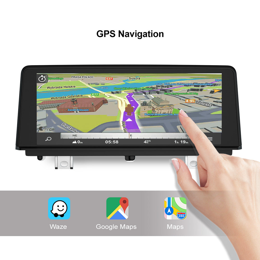 Ecran tactile Autoradio Station Multimédia Navigation GPS 8.8 " pour BMW Série 1 2 F20 F21 F22 Qualcomm Android 13 avec module intégré CARPLAY Android Auto